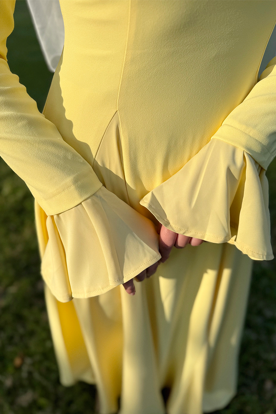 Daisy Butter Yellow Dress - Elegant Women's Maxi Dress