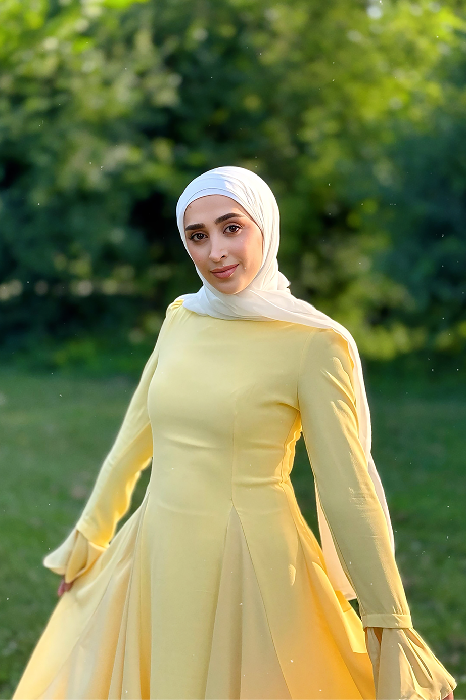 Daisy Butter Yellow Dress - Elegant Women's Maxi Dress