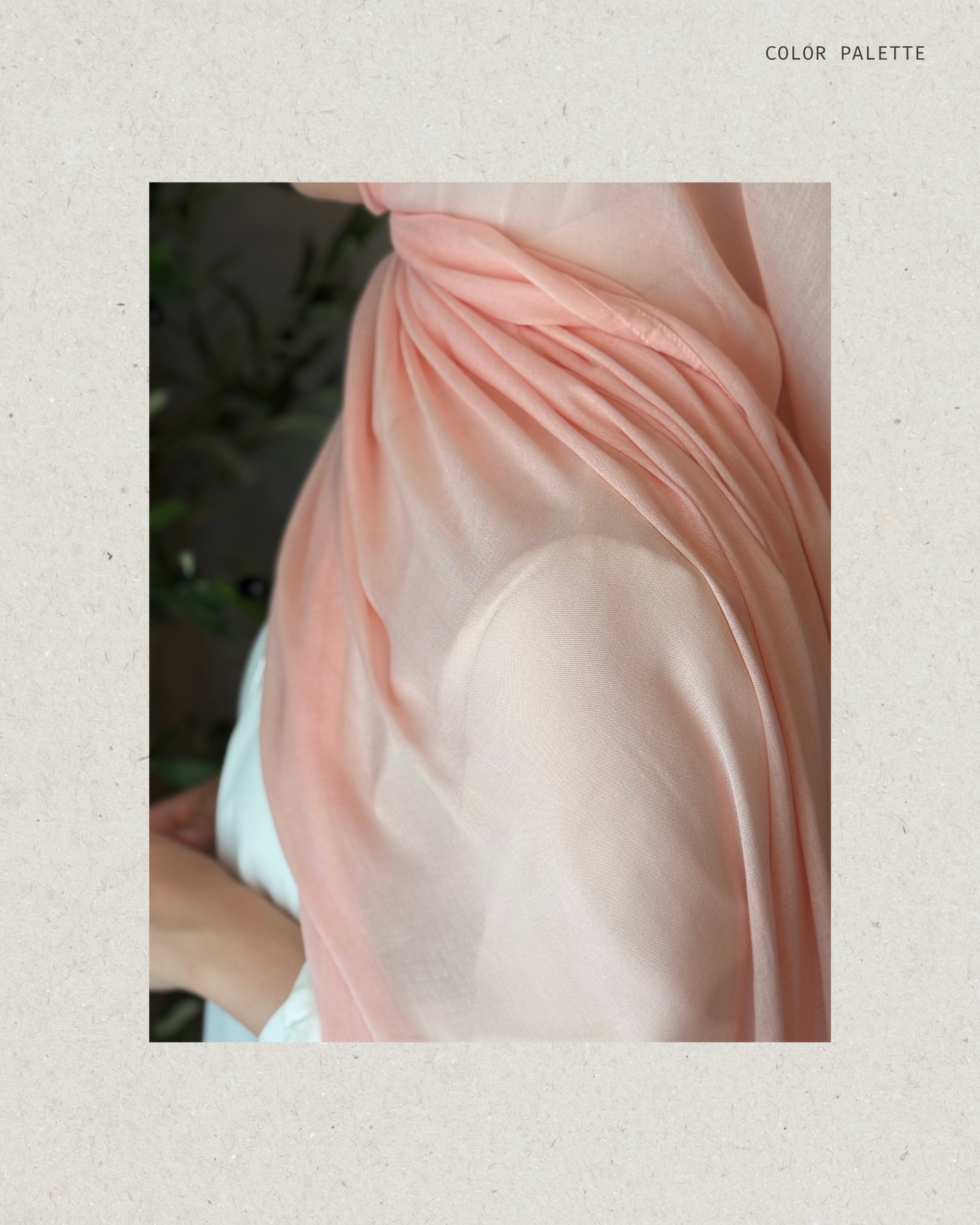 Close-up of a pink fabric with a blurred background