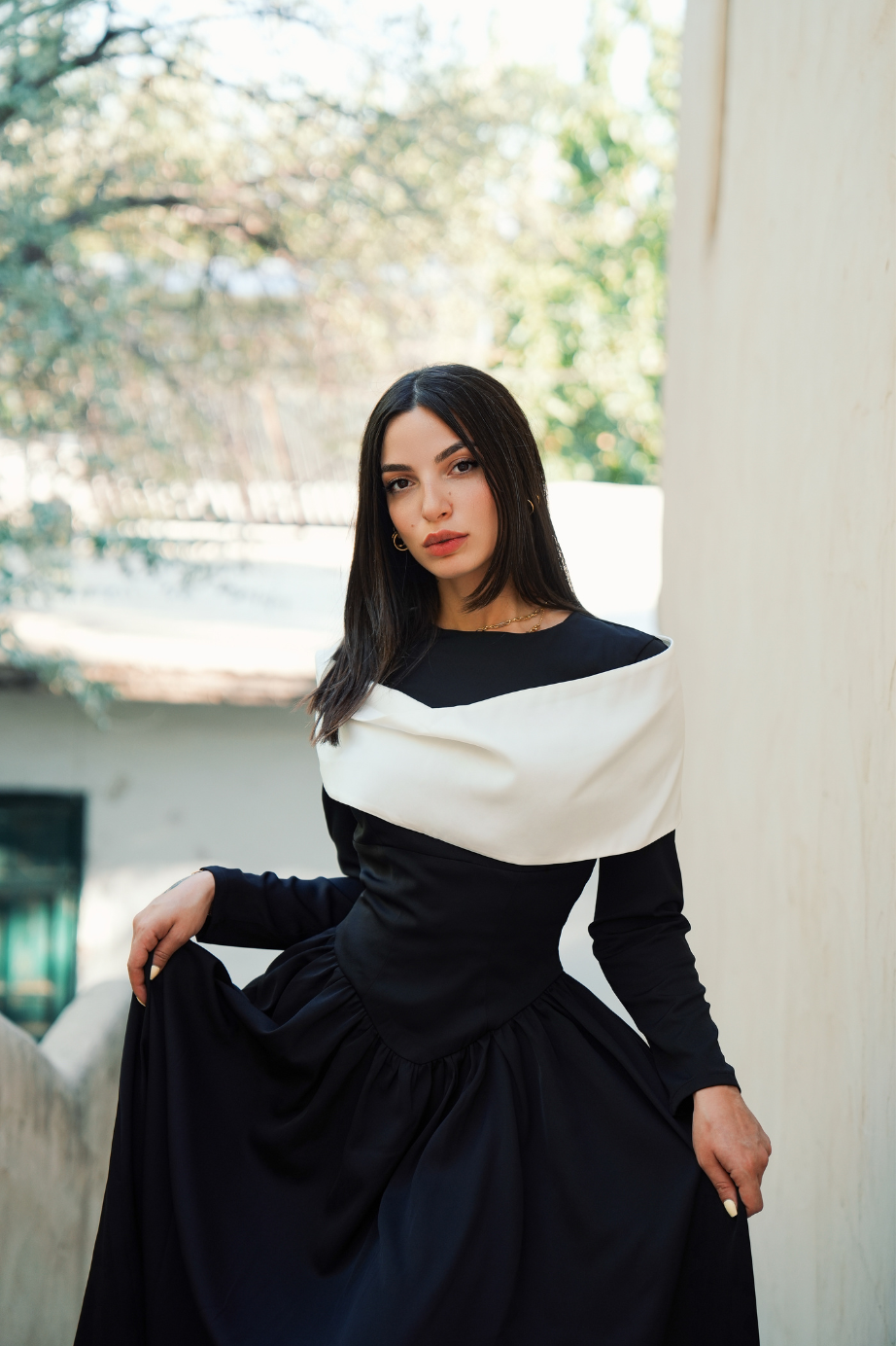 selma mini crepe dress Salma – Crepe Dress – Nesa The Brand