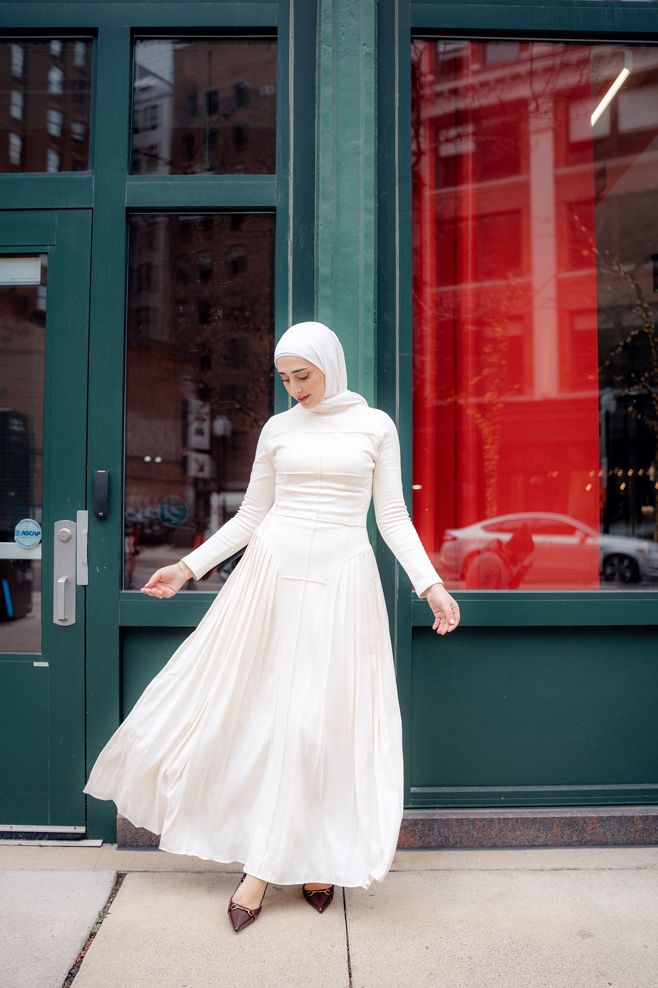 White Mocha Dress - Chic and Elegant Women's Dress Nesa The Brand White Mocha Dress - Chic and Elegant Women's Dress Nesa The Brand