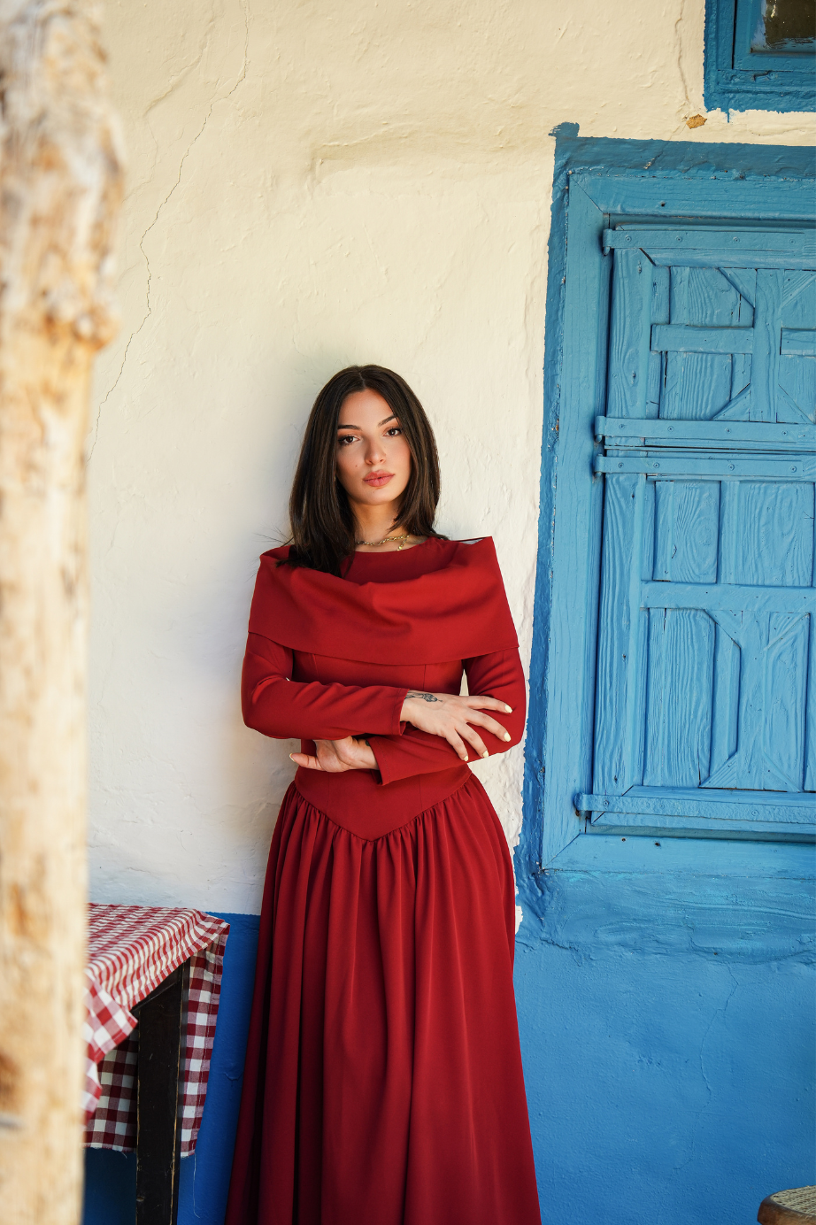 selma mini crepe dress Salma – Crepe Dress – Nesa The Brand